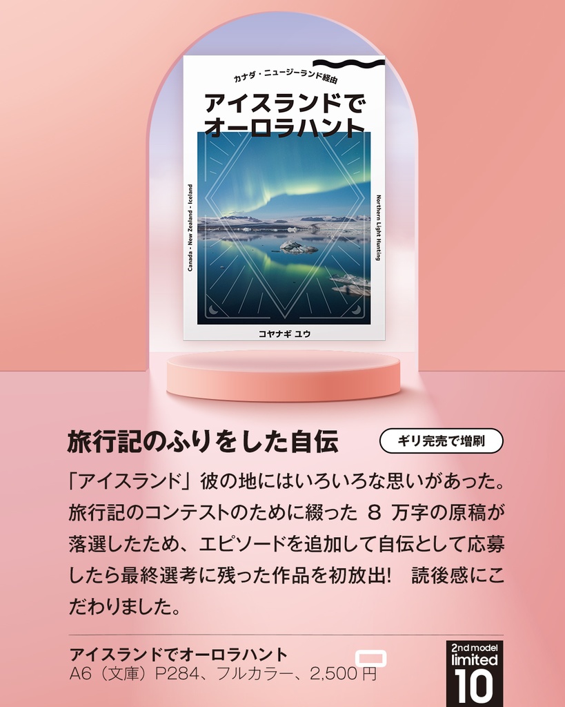 アイスランドでオーロラハント【クリックポスト配送】