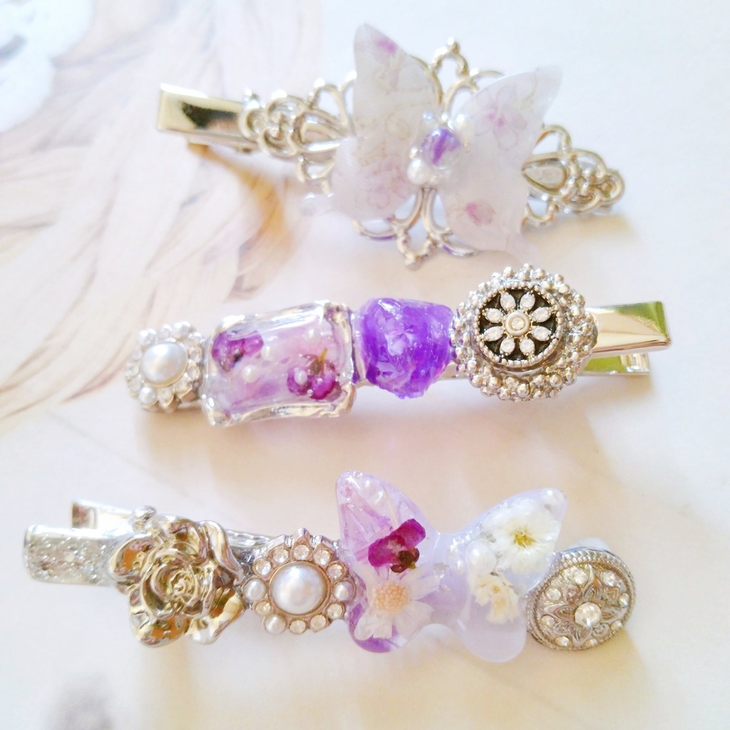 【本との同梱不可】Zauberer 4 🦋 hair clip & hat pins