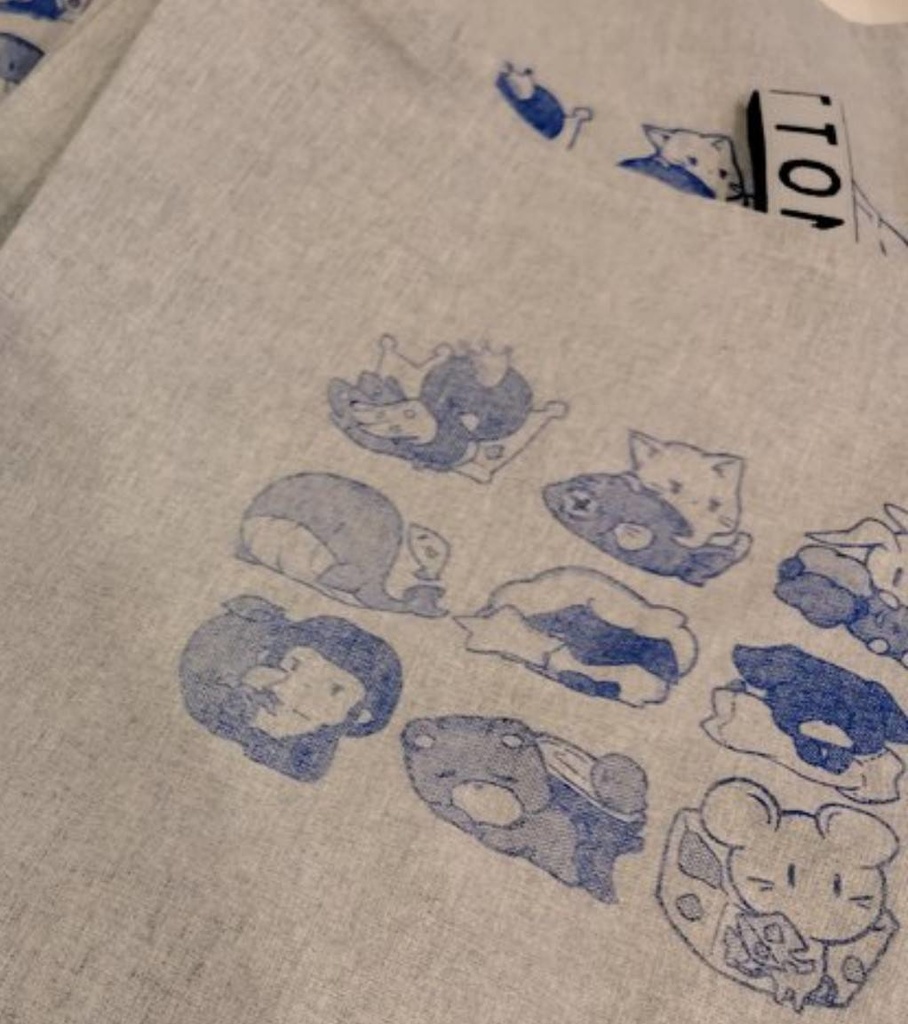 どうぶつマルシェ(グレー)