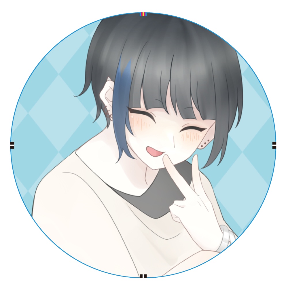 【2周年記念】ホログラム缶バッジ