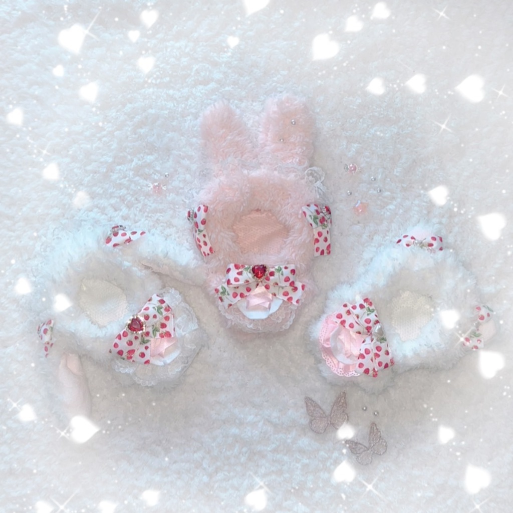 いちごうさぎちゃんぬい服🍓