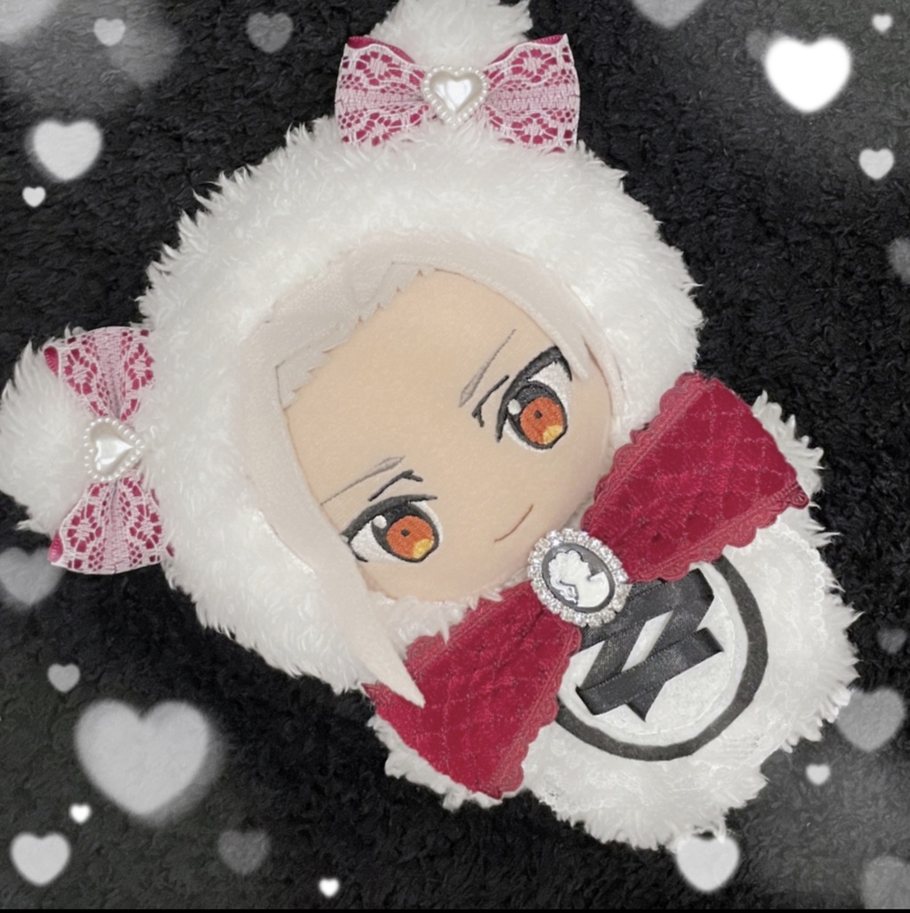 ゴシック調ボルドーくまさん♡
