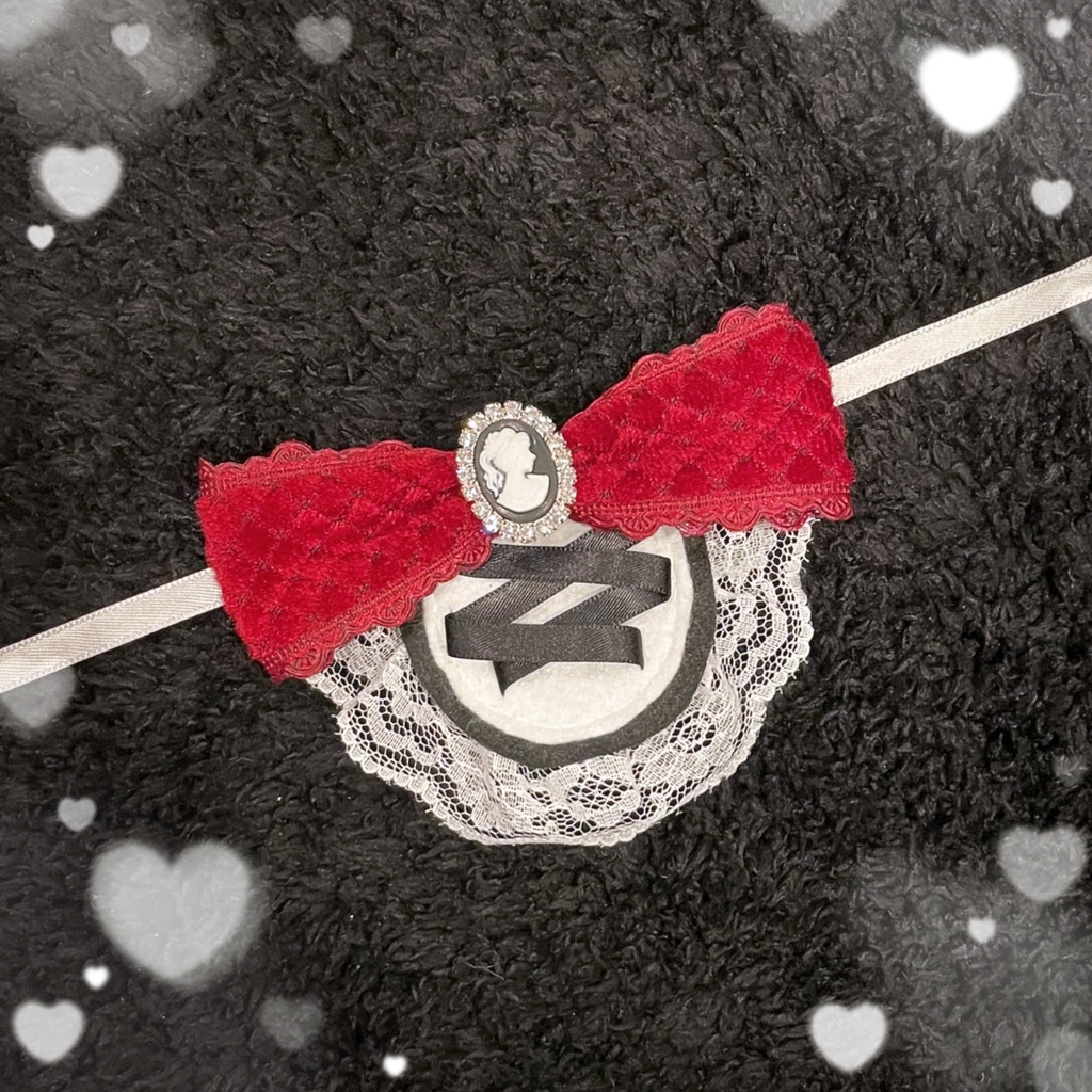 ゴシック調ボルドーくまさん♡