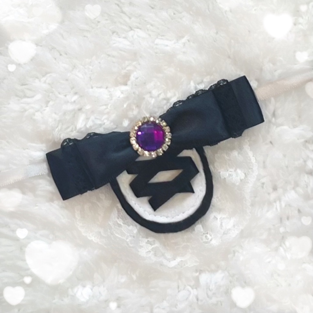 ゴシック調うさちゃんぬい服(パープル)