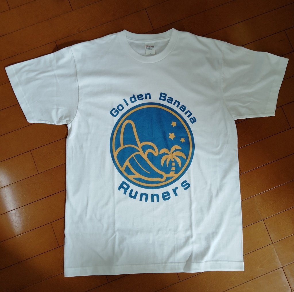 ゴールデンバナナランナーズロゴTシャツ