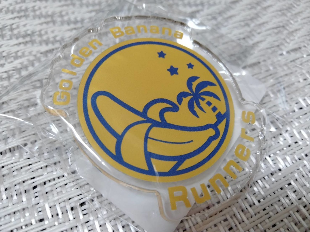 ゴールデンバナナランナーズアクリルバッジ