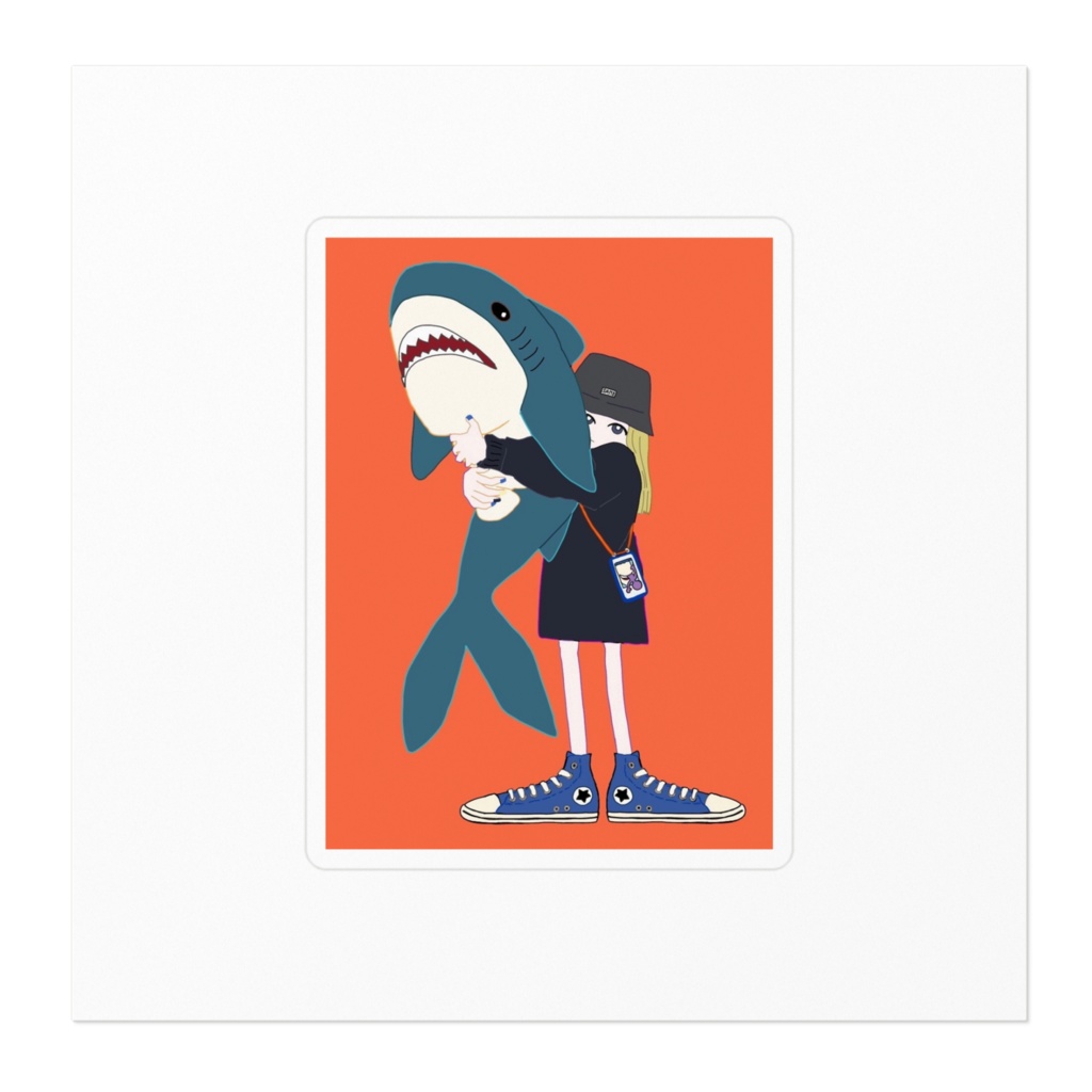 バケハ女子とサメ