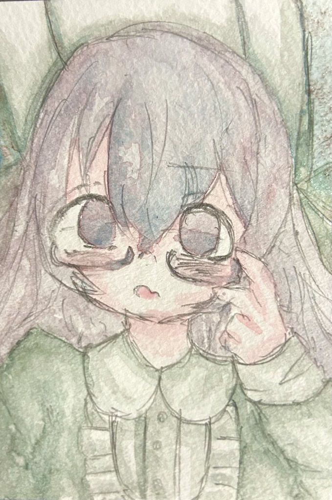 水彩原画めがねっこ