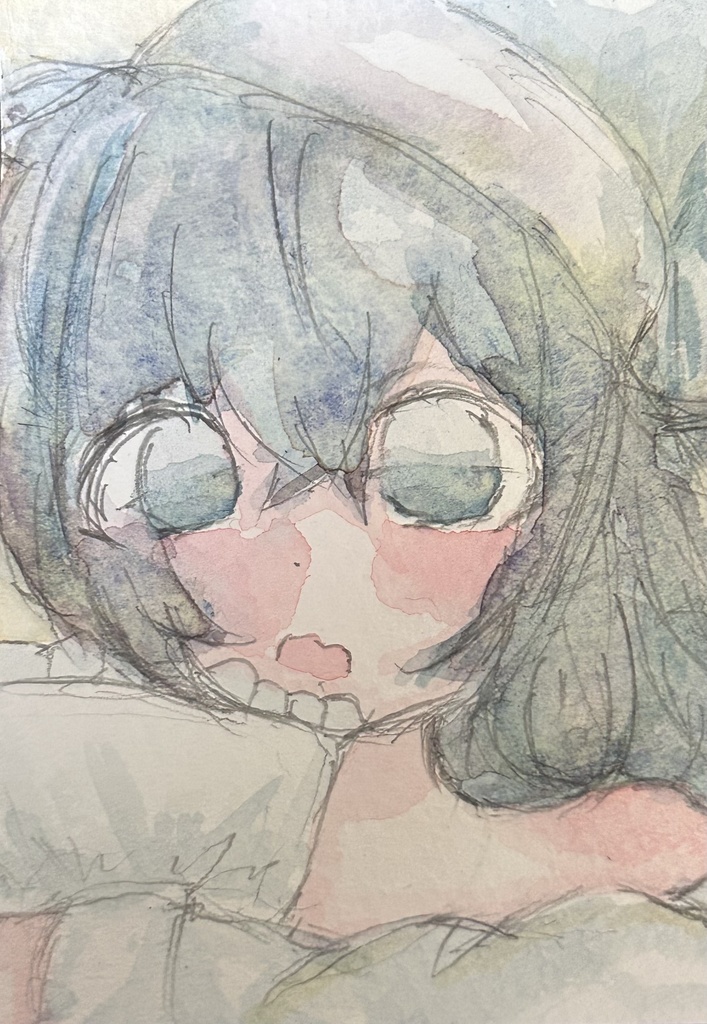 水彩たたかい原画