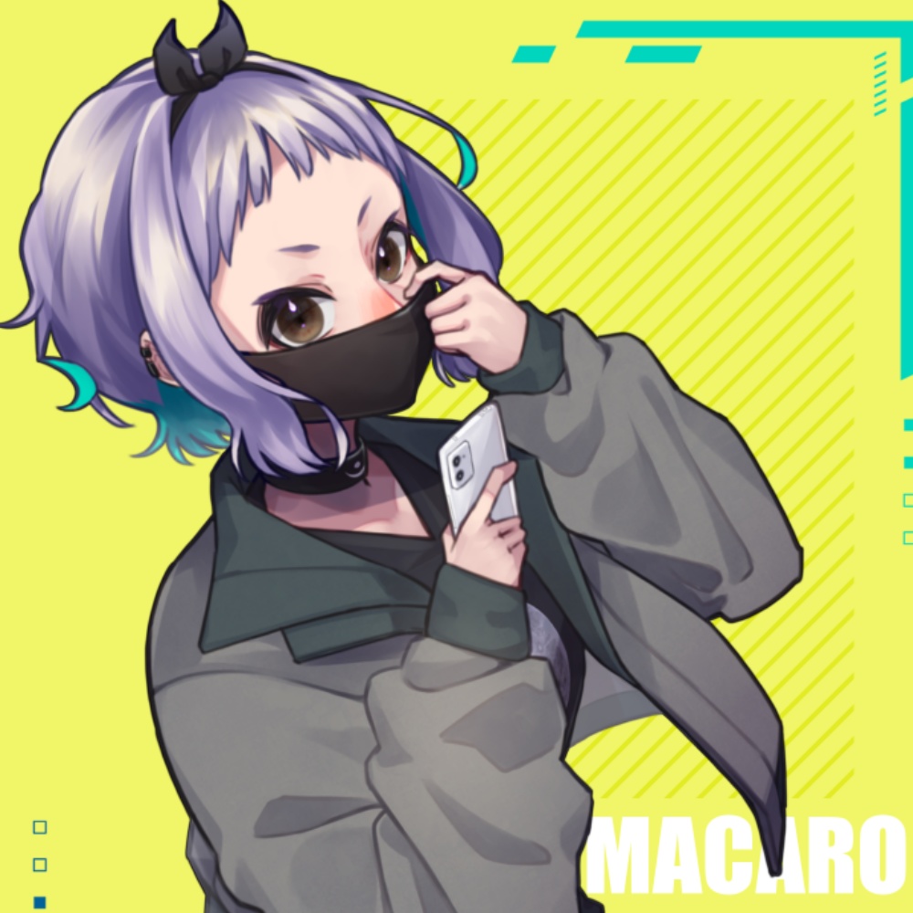 【マカロMM】ポストカード【コハクトウ】