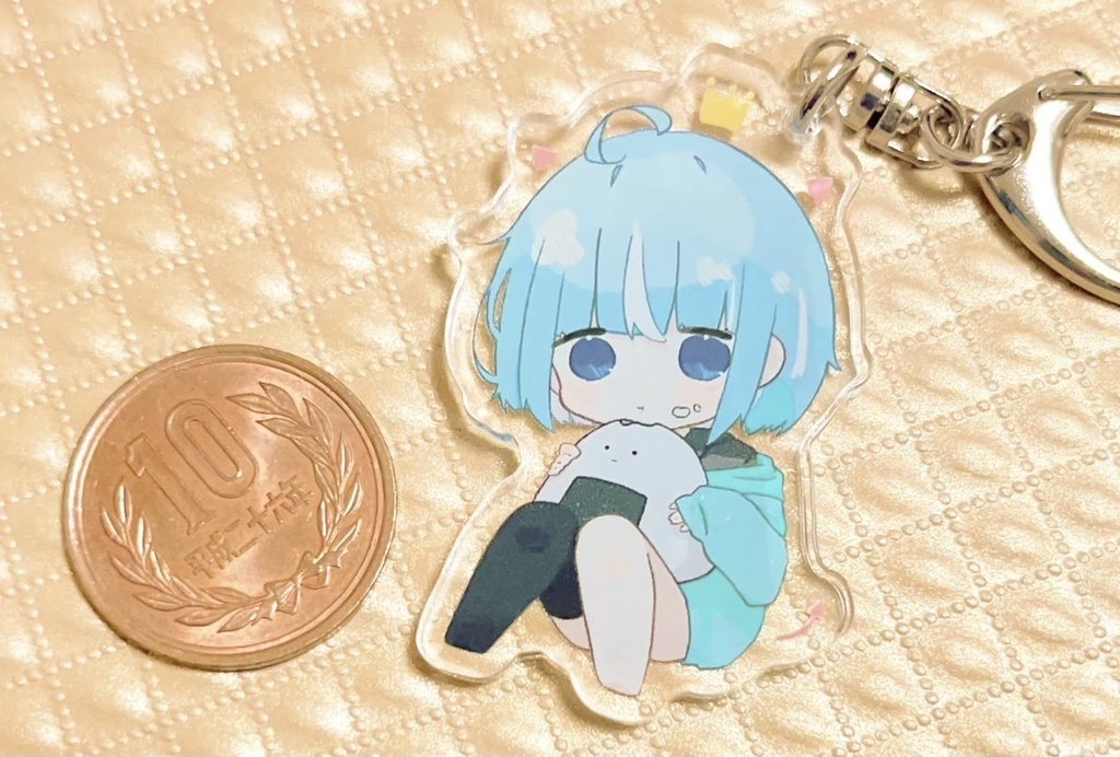 もぐやー アクリルキーホルダー50×50mm