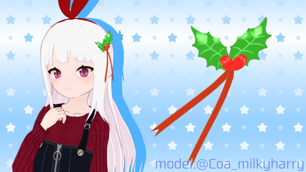 ウィンターヘアアクセ