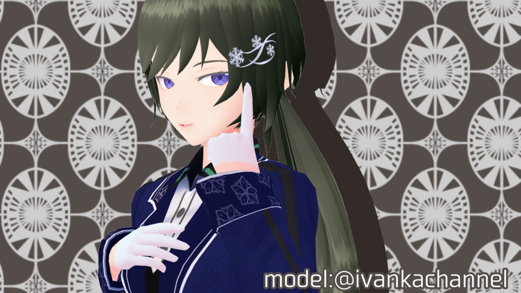 ウィンターヘアアクセ