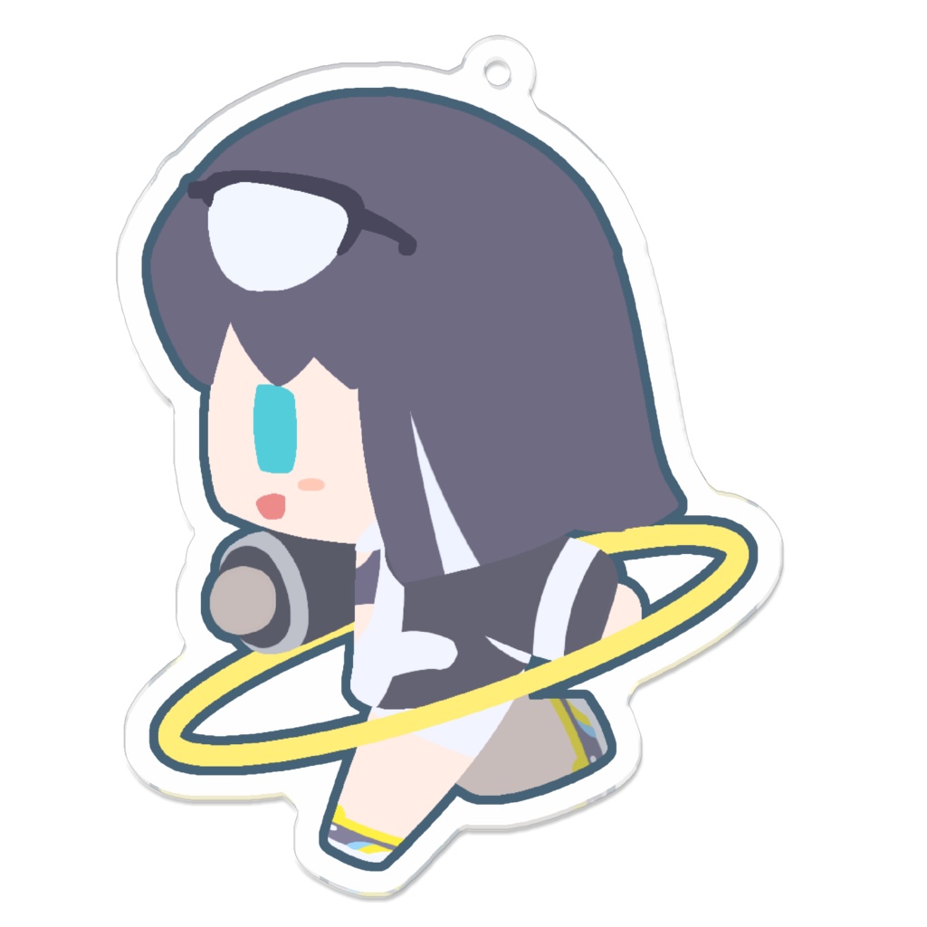 大潮ルカ ミニキャラアクリルキーホルダー