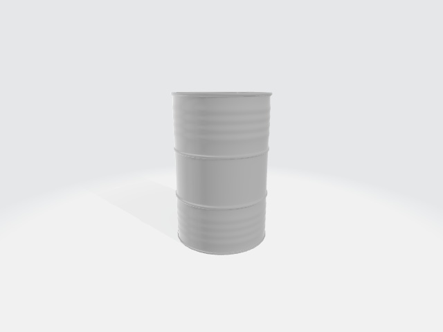 ガソリンタンク（３D素材、FBX）
