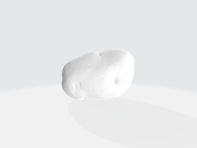 ポテト（3D素材、FBX)
