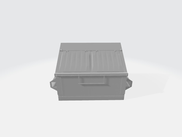 ゴミ箱（3D素材、FBX）