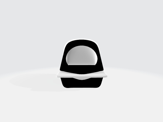 猫の宅（３D素材、FBX）