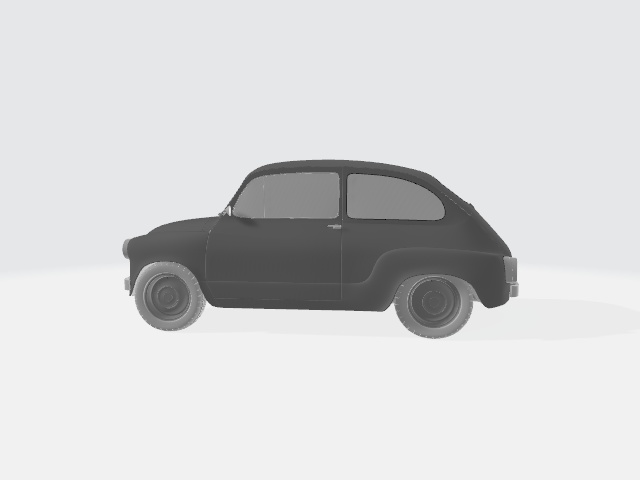 minicar（３D素材、FBX）
