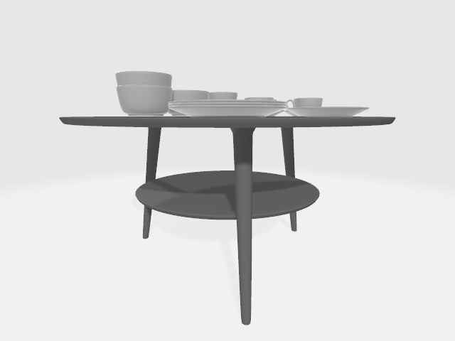 テーブル（３D素材、FBX）