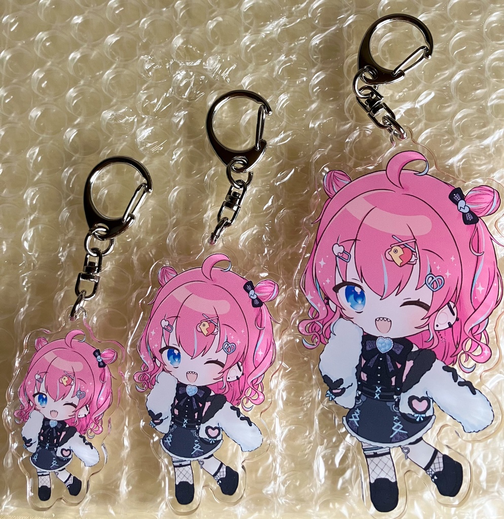 雛森ひまめ 地雷衣装アクキー