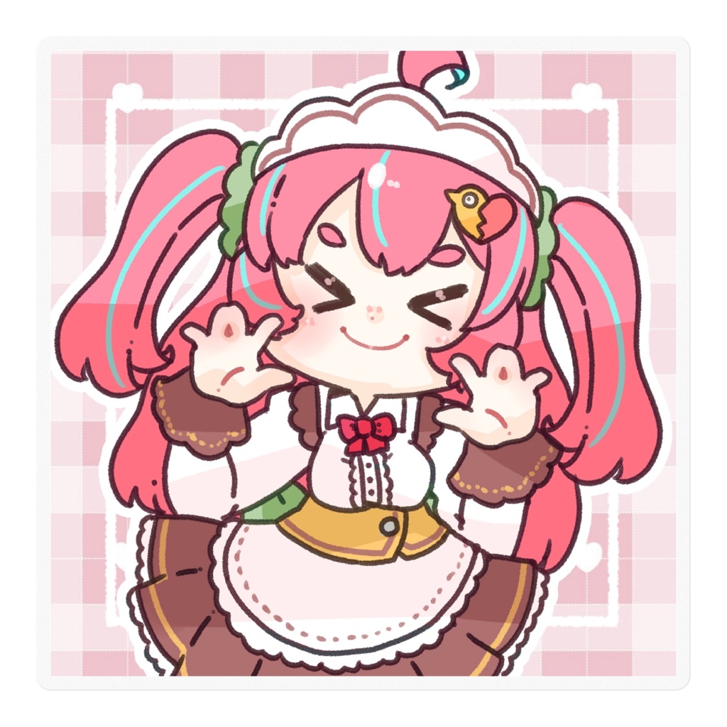 雛森ひまめ バレンタインステッカーC