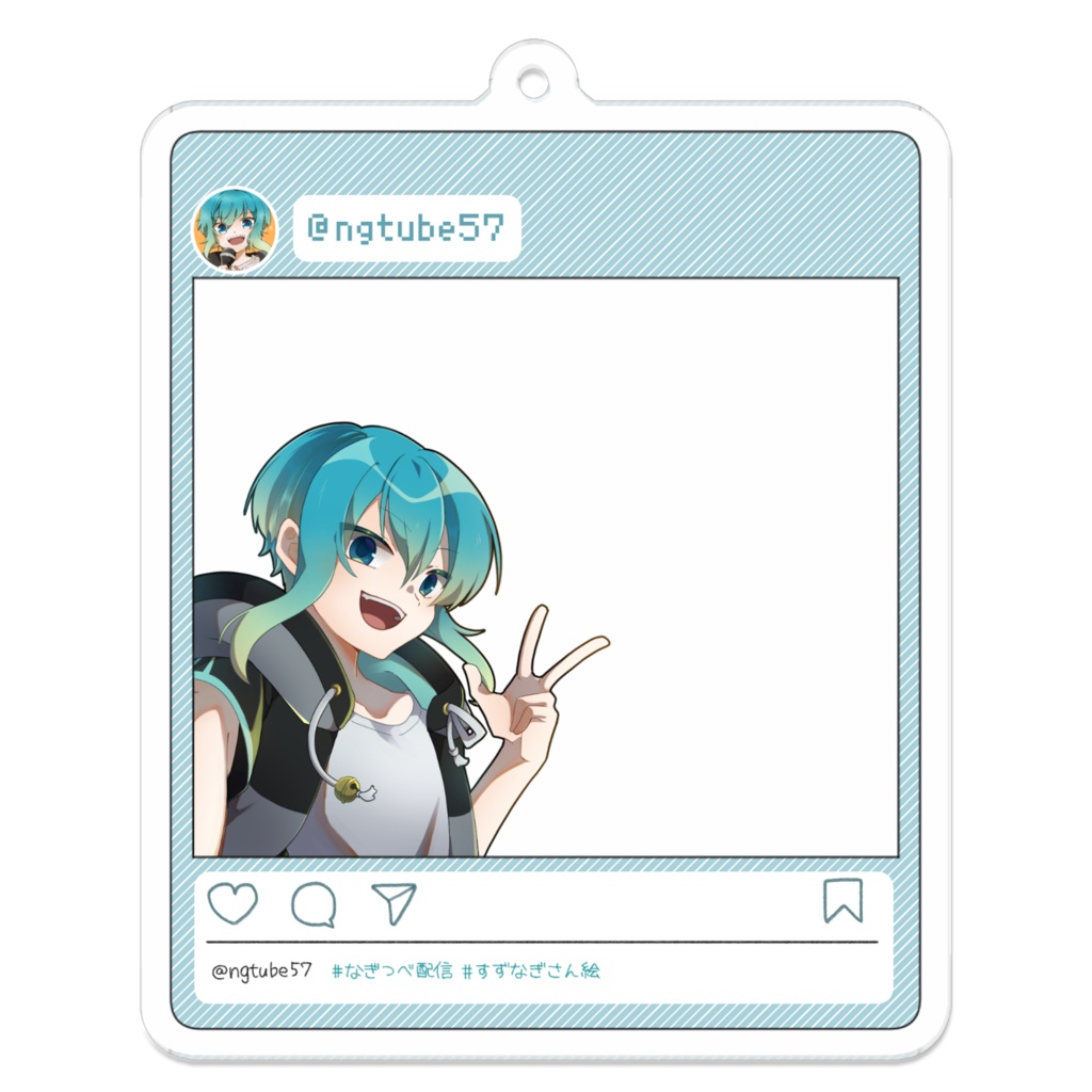 SNS風アクリルキーホルダー