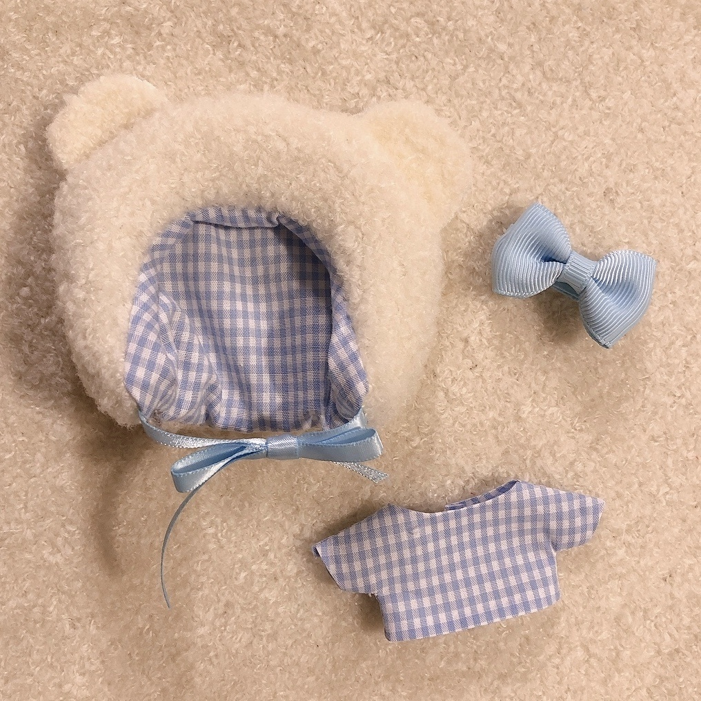 白くま帽子とおそろいシャツ