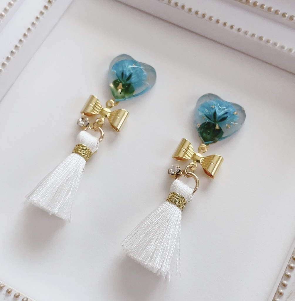 キュアホワイト モチーフピアス・イヤリング