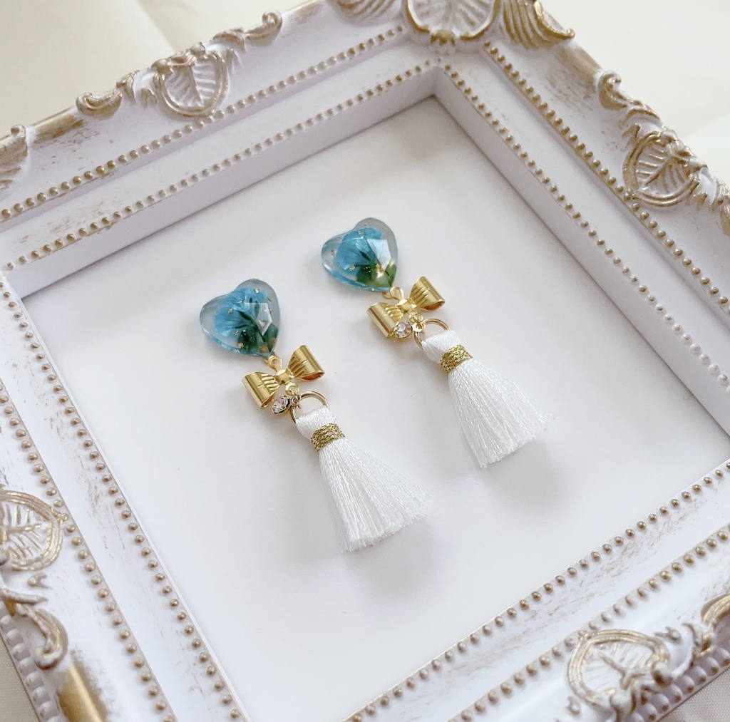 キュアホワイト モチーフピアス・イヤリング