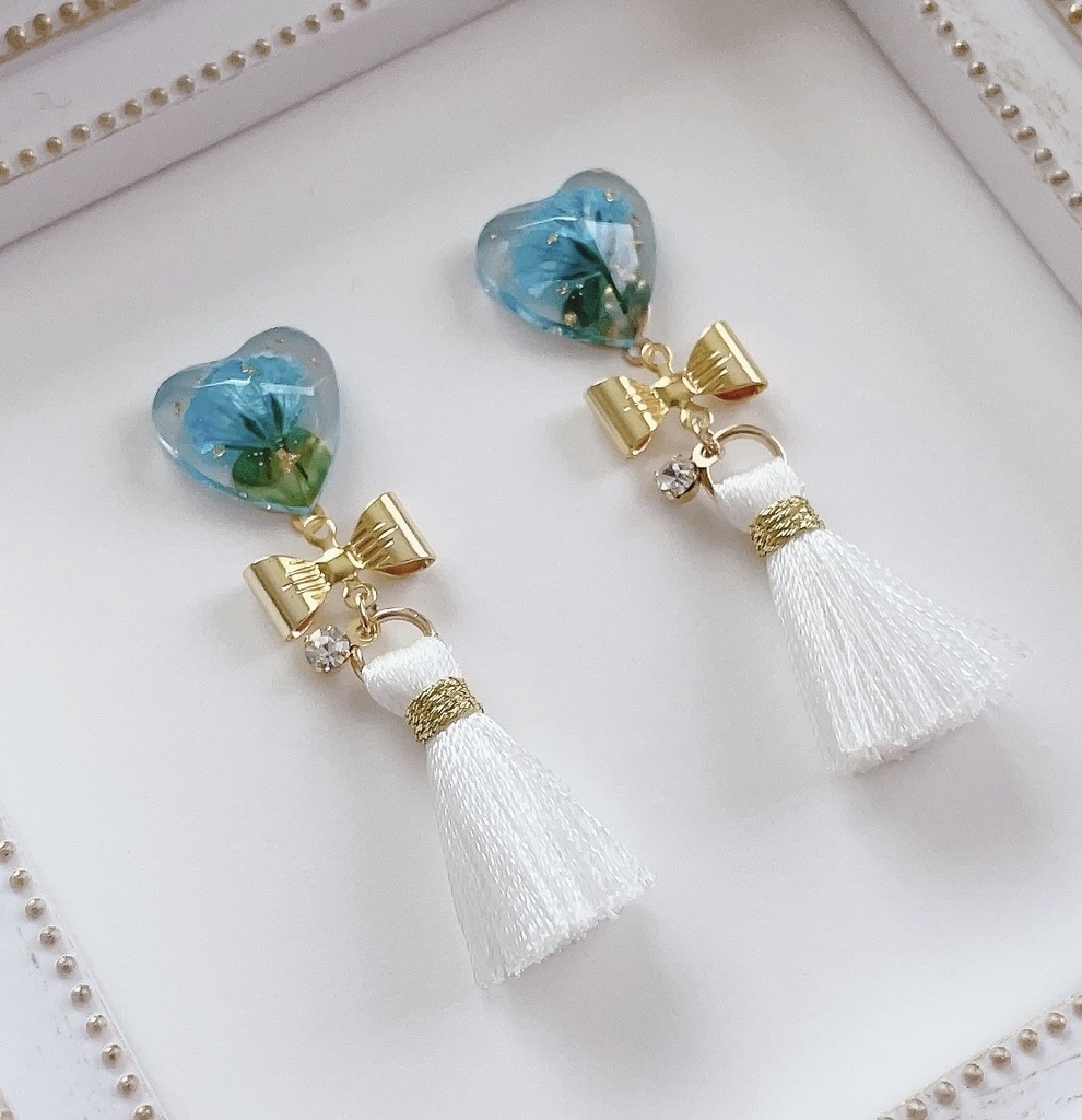 キュアホワイト モチーフピアス・イヤリング