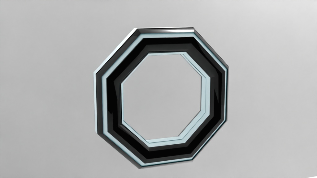 空洞フレーム・ランプオブジェ - Hollow Frame Lamp Object