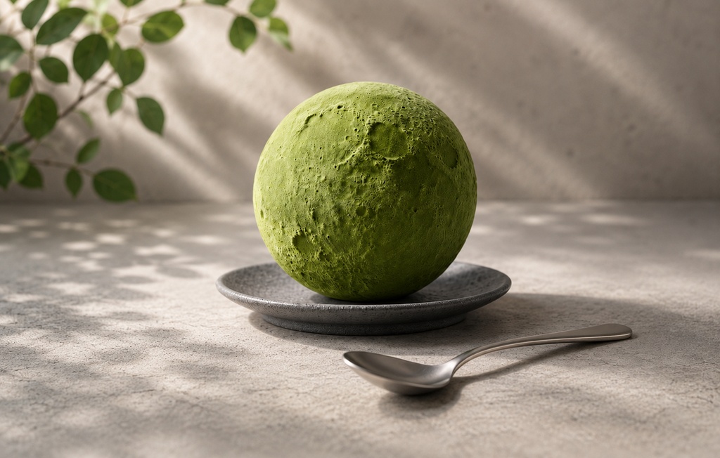 抹茶ムーンアイス - Matcha Moon Sphere Ice
