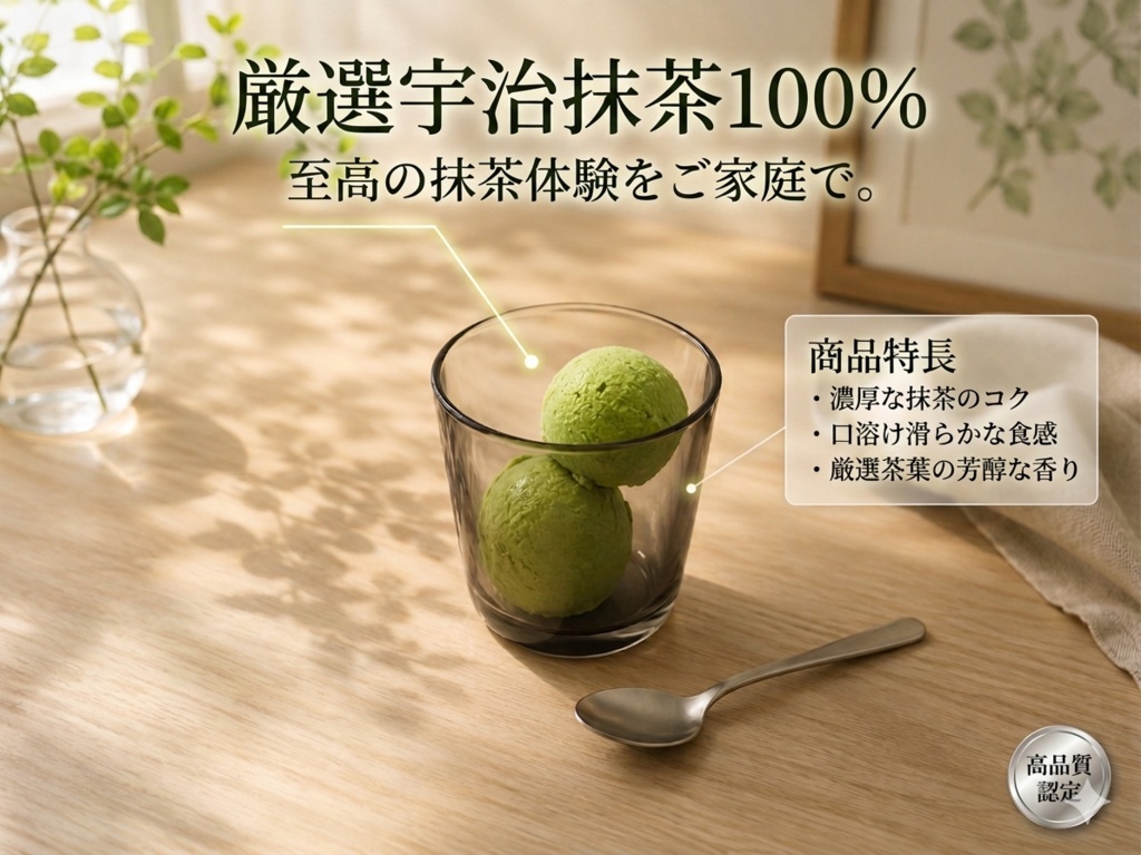 氷翠アイス - Frozen Matcha Crystal