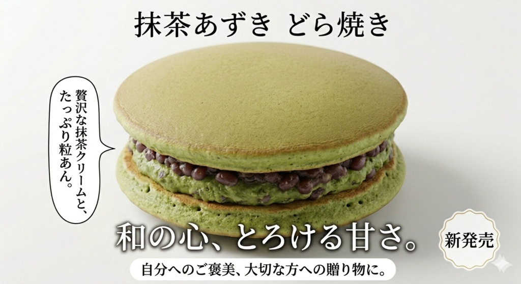 贅沢抹茶どら焼き - Luxury Matcha Dorayaki