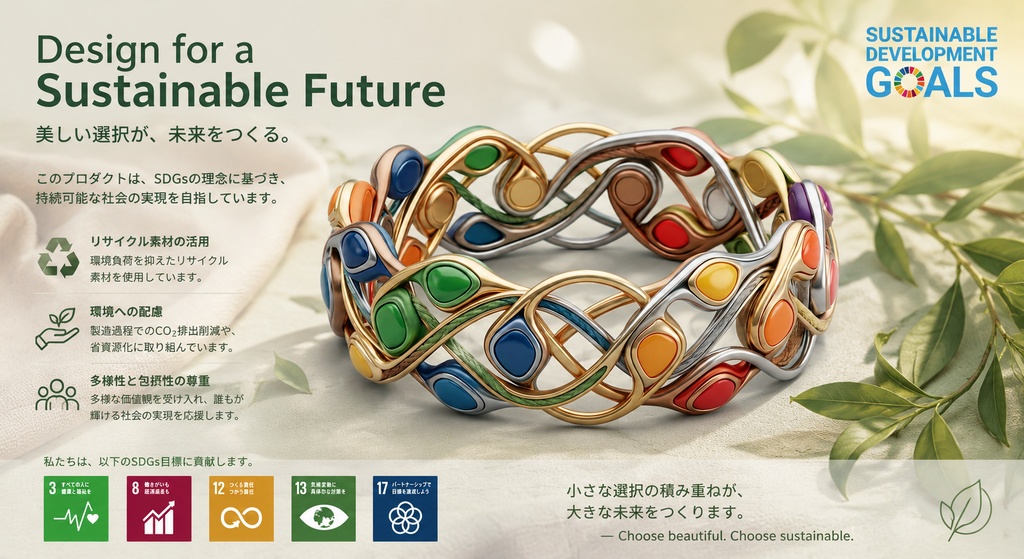 つながる未来ブレスレット - Harmony Node Bracelet