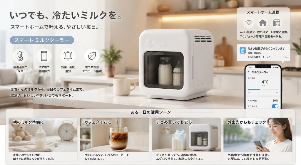 スマートミルククーラー - Smart Milk Cooler
