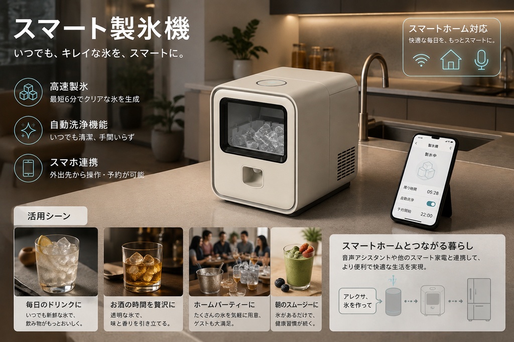 スマート製氷機 - Smart Ice Maker