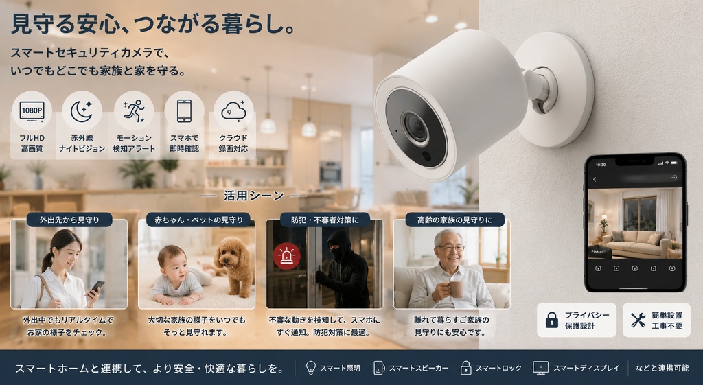 スマートセキュリティカメラ - Smart Security Camera