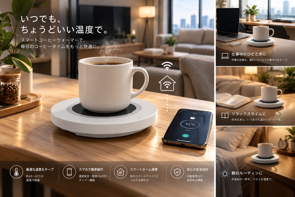 スマートコーヒーウォーマー - Smart Coffee Warmer