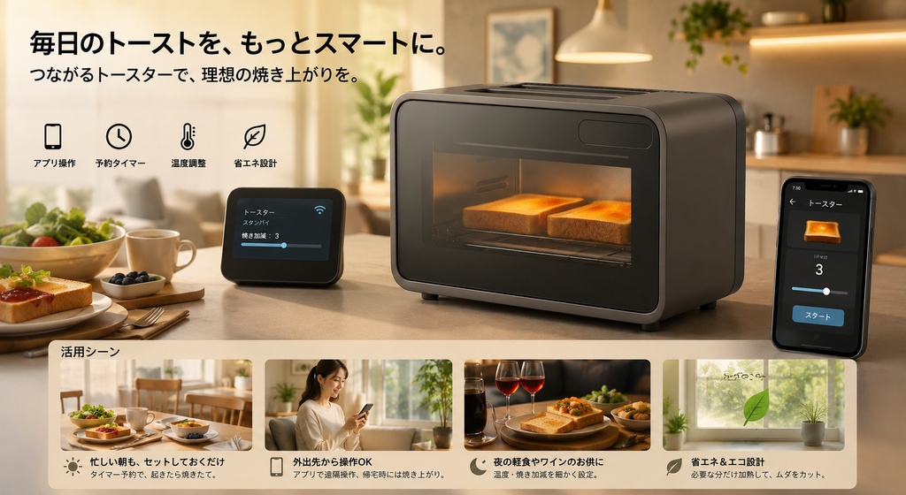 スマートトースター - Smart Toaster