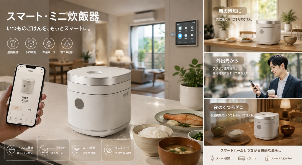 スマートミニ炊飯器