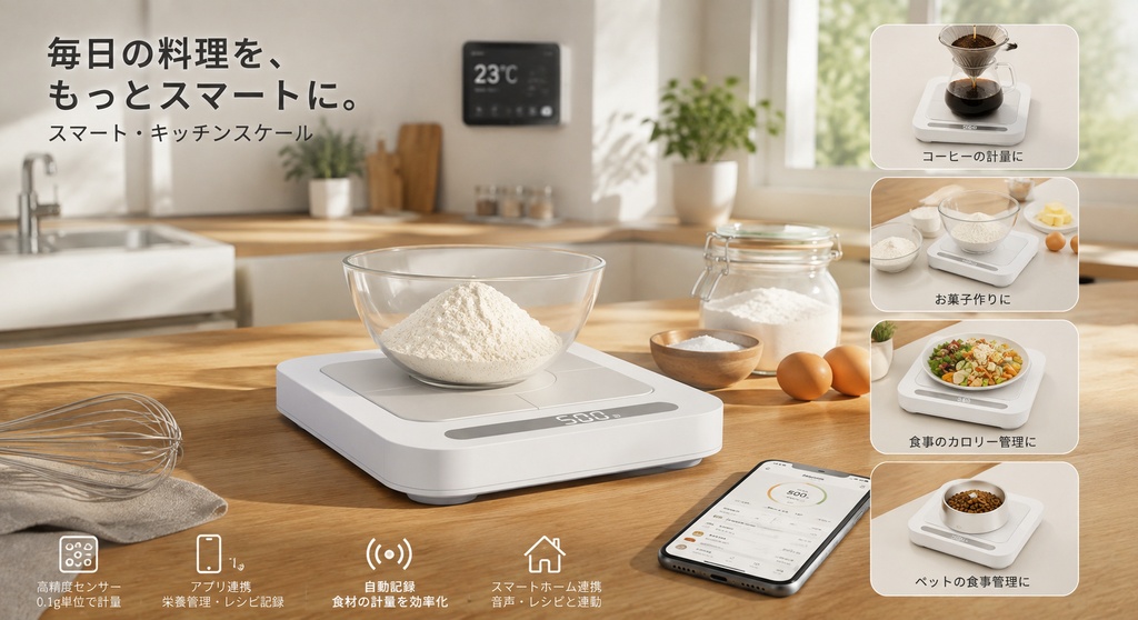 スマートキッチンスケール - Smart Kitchen Scale