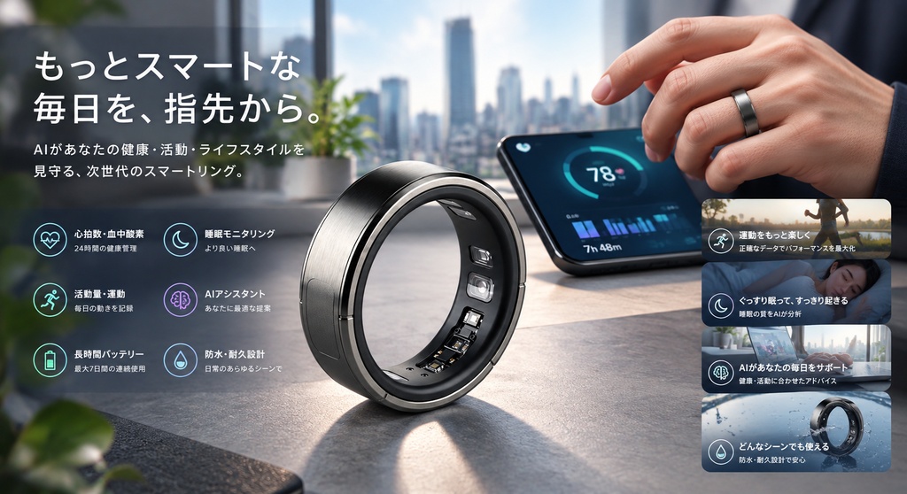 AIスマートリング - AI Smart Ring