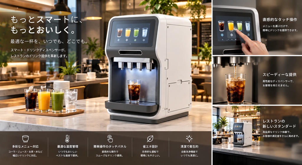 スマートドリンクディスペンサー - Smart Beverage Dispenser