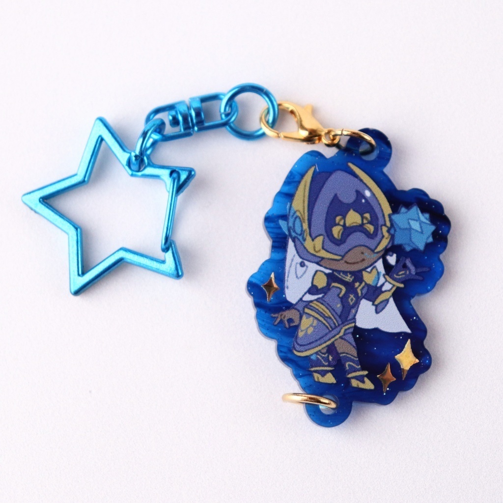 【各種1人2点まで】単体 繋がる星のキーホルダー【2 per person for each type】