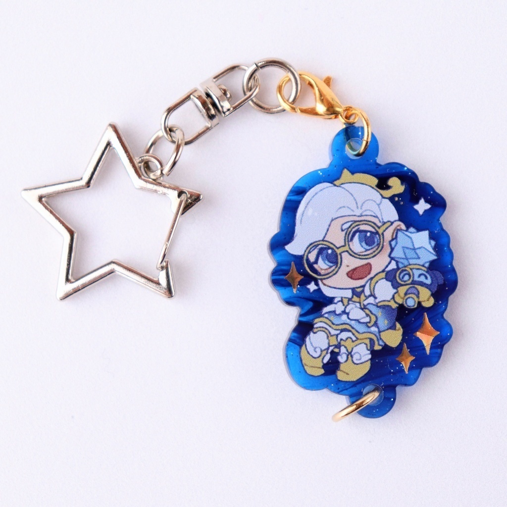 【各種1人2点まで】単体 繋がる星のキーホルダー【2 per person for each type】