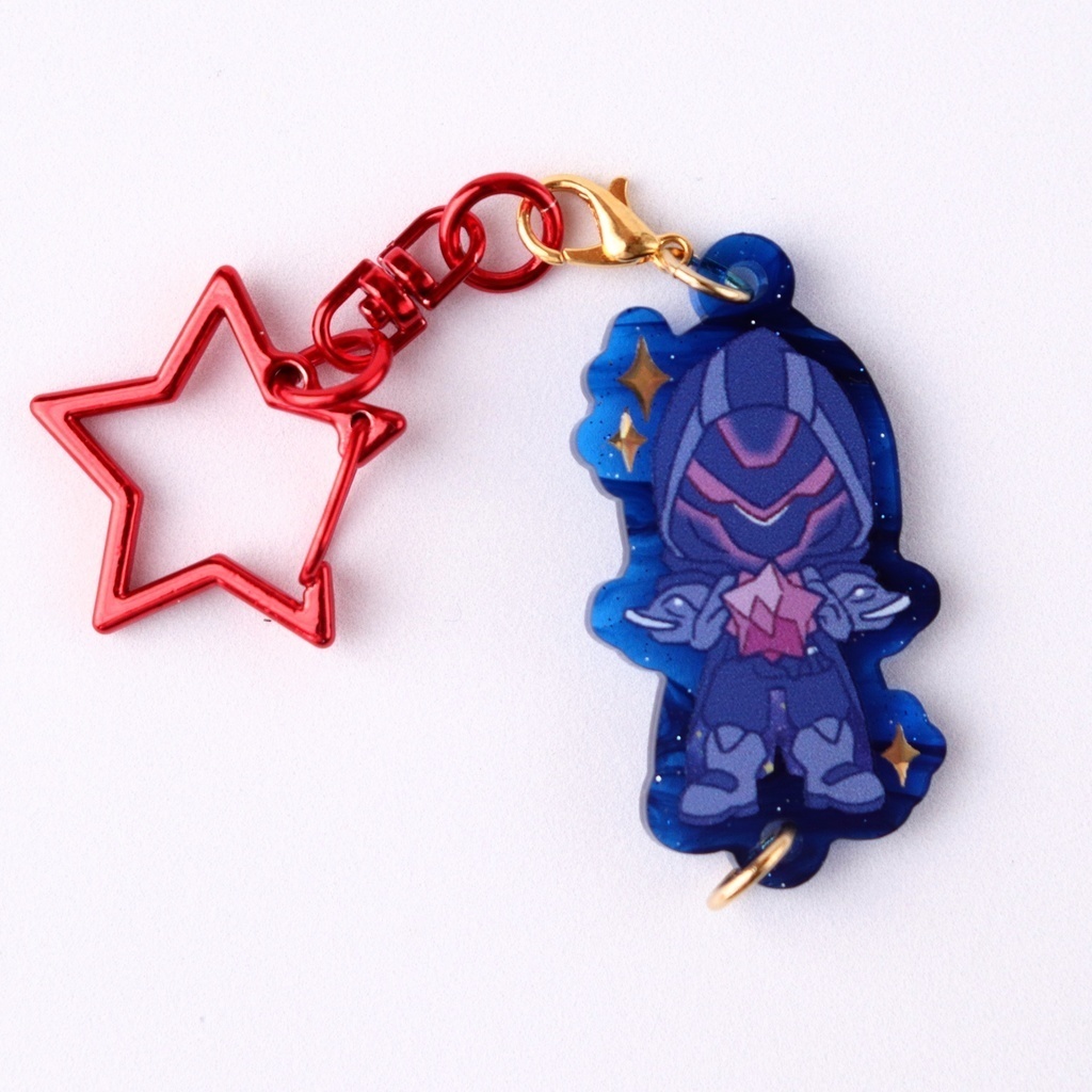 【各種1人2点まで】単体 繋がる星のキーホルダー【2 per person for each type】