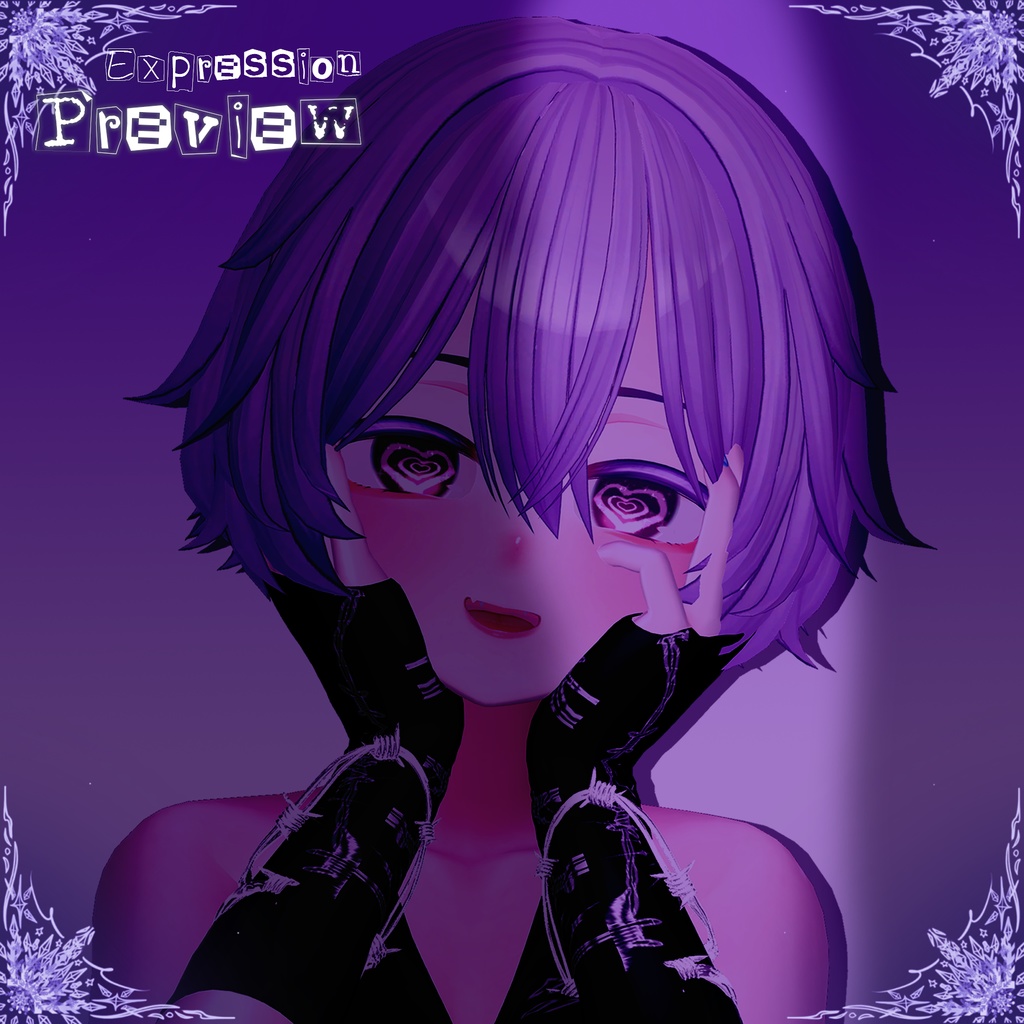 「桔梗(Kikyo)用」Snowy Make-up Nail and Eyes Texture Sale