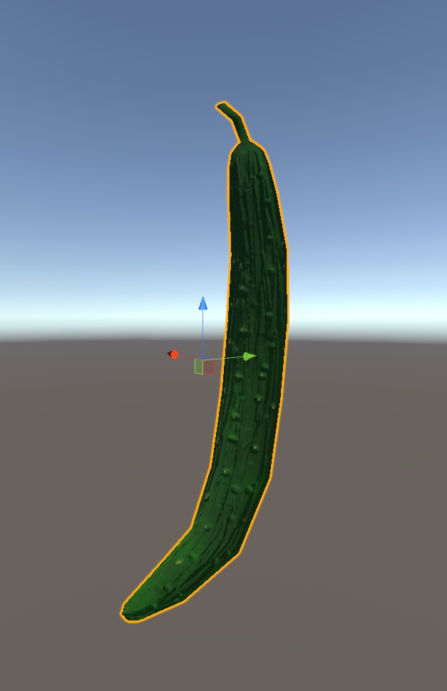 3Dモデル 胡瓜(きゅうり)